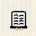 Icon representing a book or research data