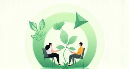 Illustration representing follow-up or continuous improvement cycle