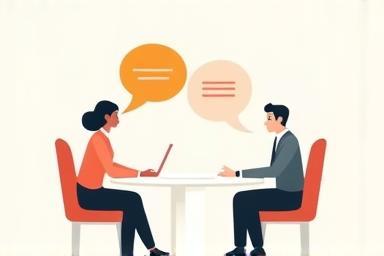 Illustration representing effective communication and listening skills